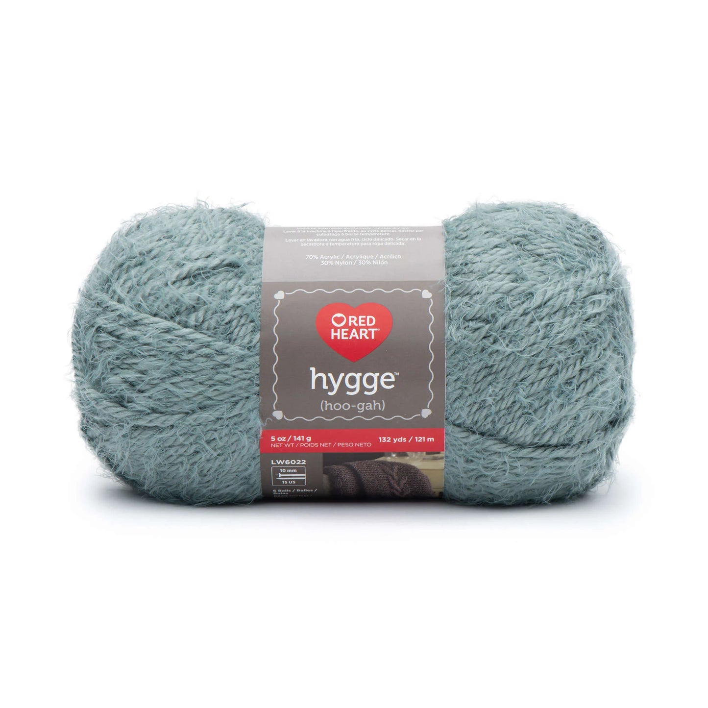 Red Heart Hygge Yarn - Aloe - 5oz