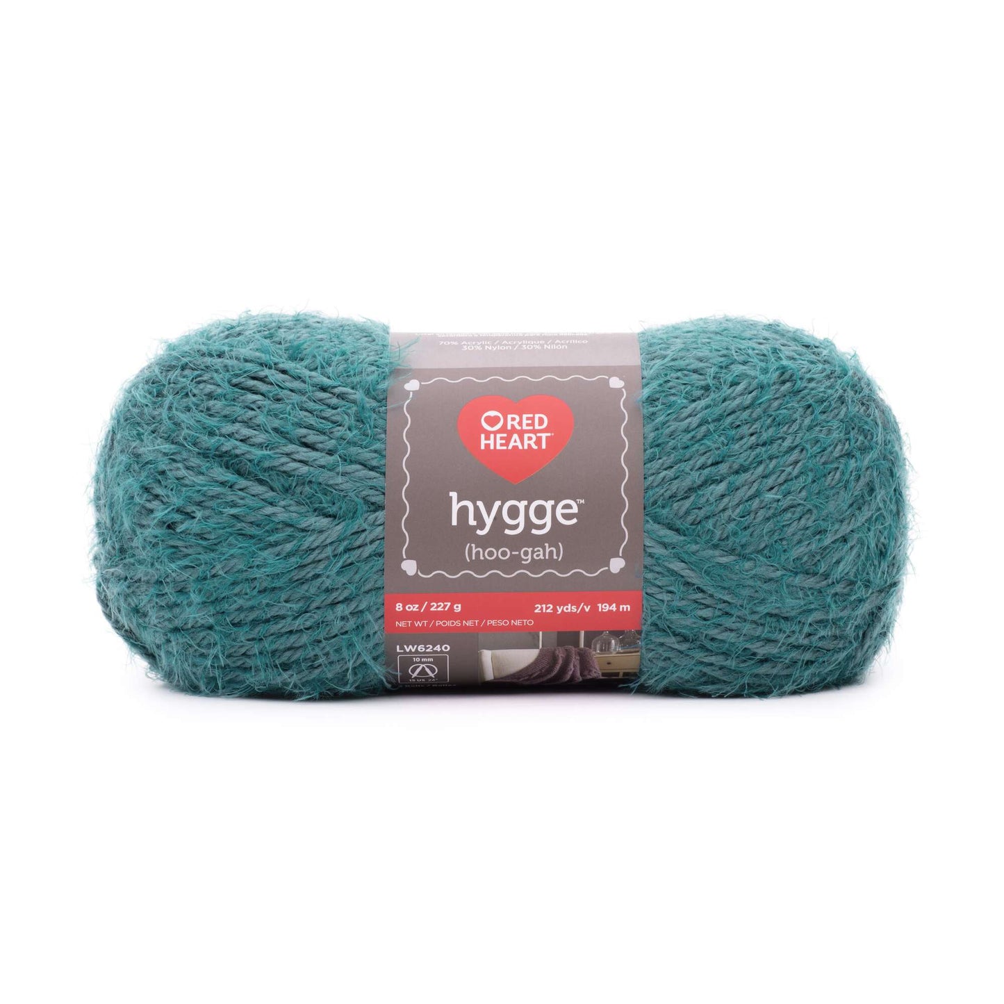 Red Heart Hygge Yarn - Teal - 8oz