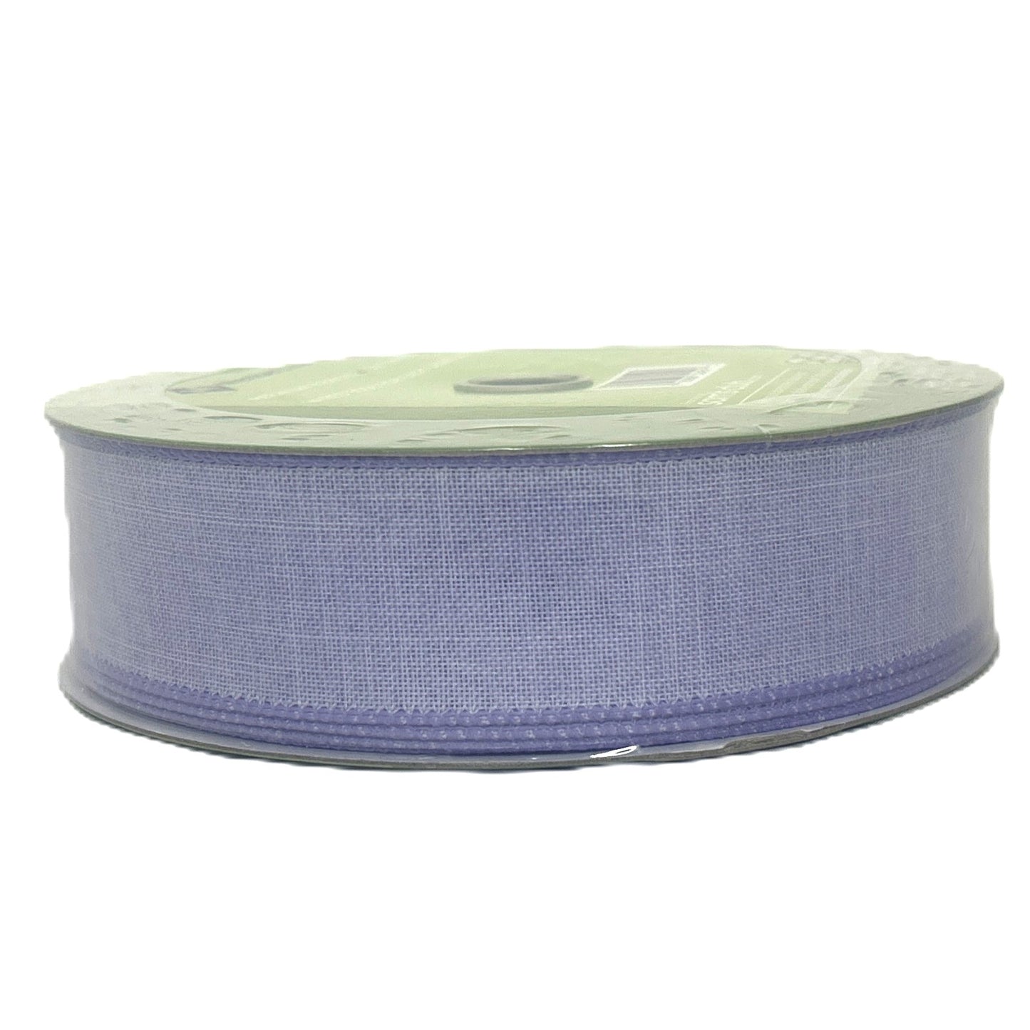 Lavender Linen Look Solid - 1.5” x 50 yds - Wire Edged Premium Ribbon