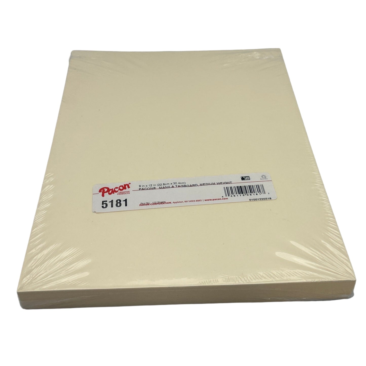Beige box with a label on a white background