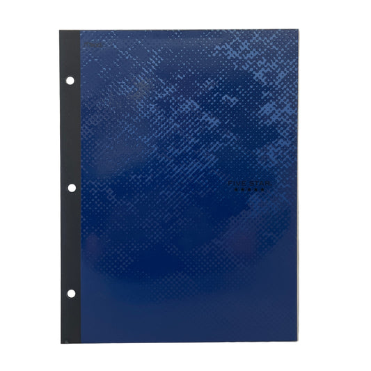 Blue textured panel on a white tiled wall