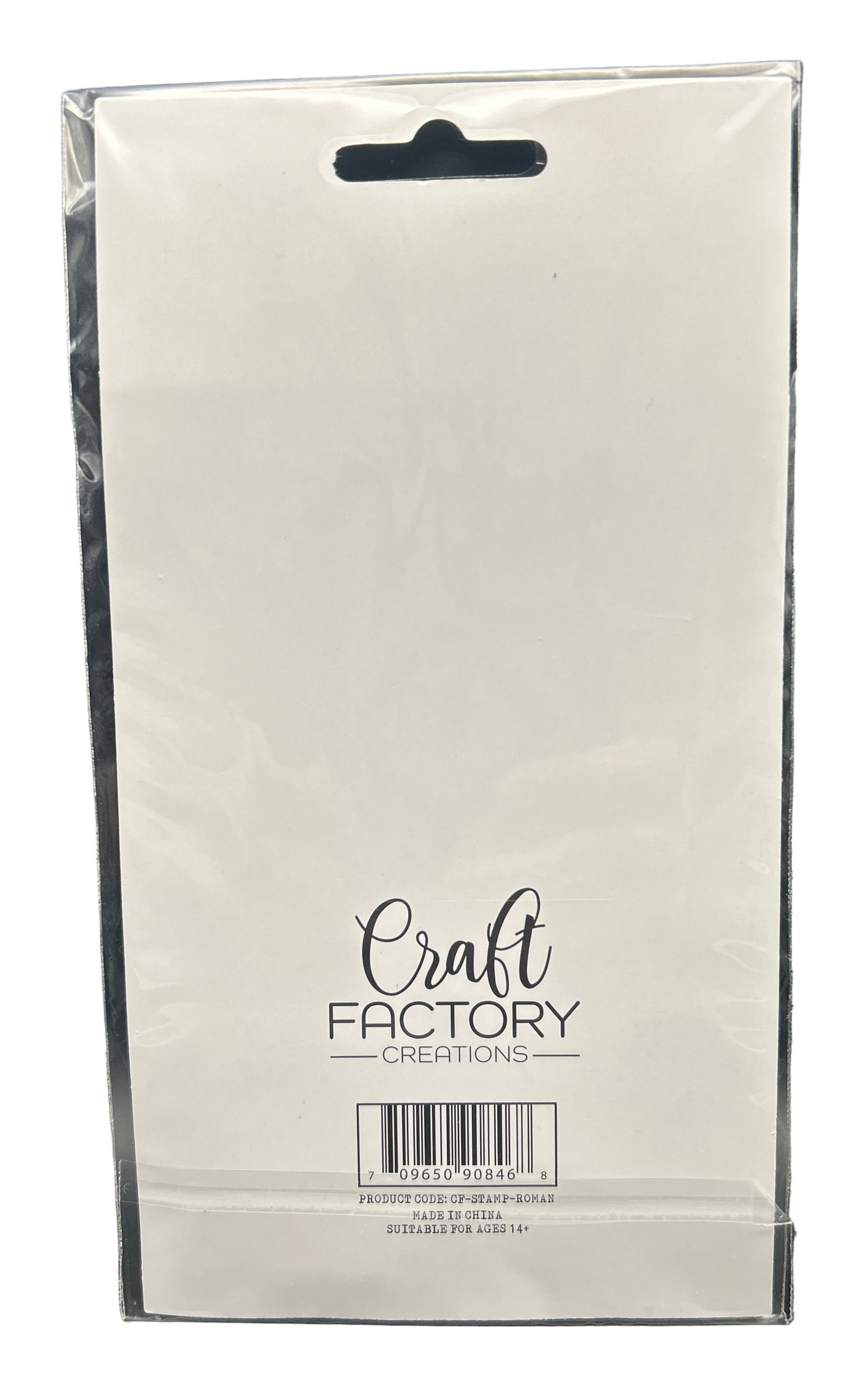 Packaged product from Craft Factory Creations with clear plastic wrapping on a white background