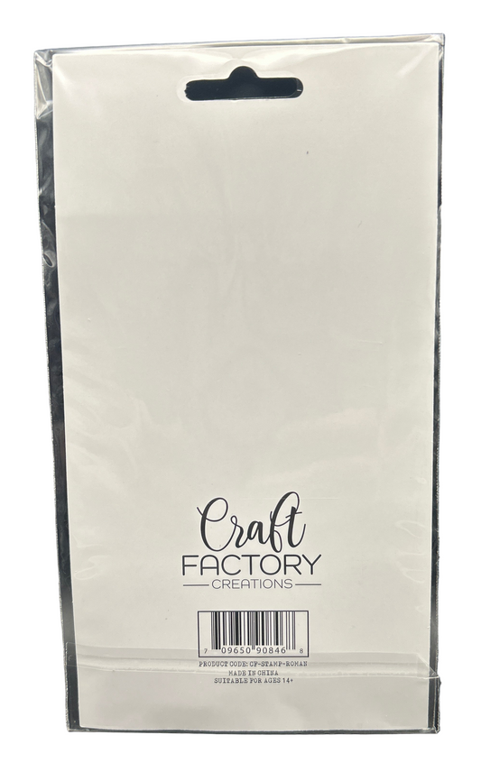 Packaged product from Craft Factory Creations with clear plastic wrapping on a white background