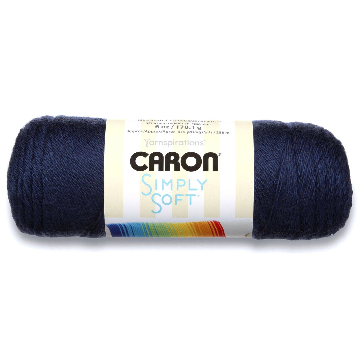 Caron Simply Soft Yarn - Dark Country Blue