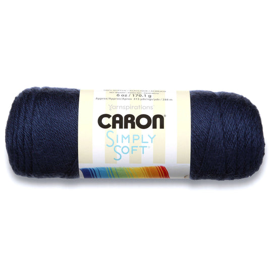 Caron Simply Soft Yarn - Dark Country Blue