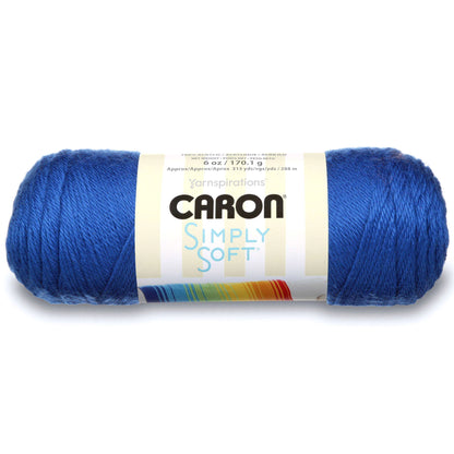 Caron Simply Soft Yarn - Royal Blue