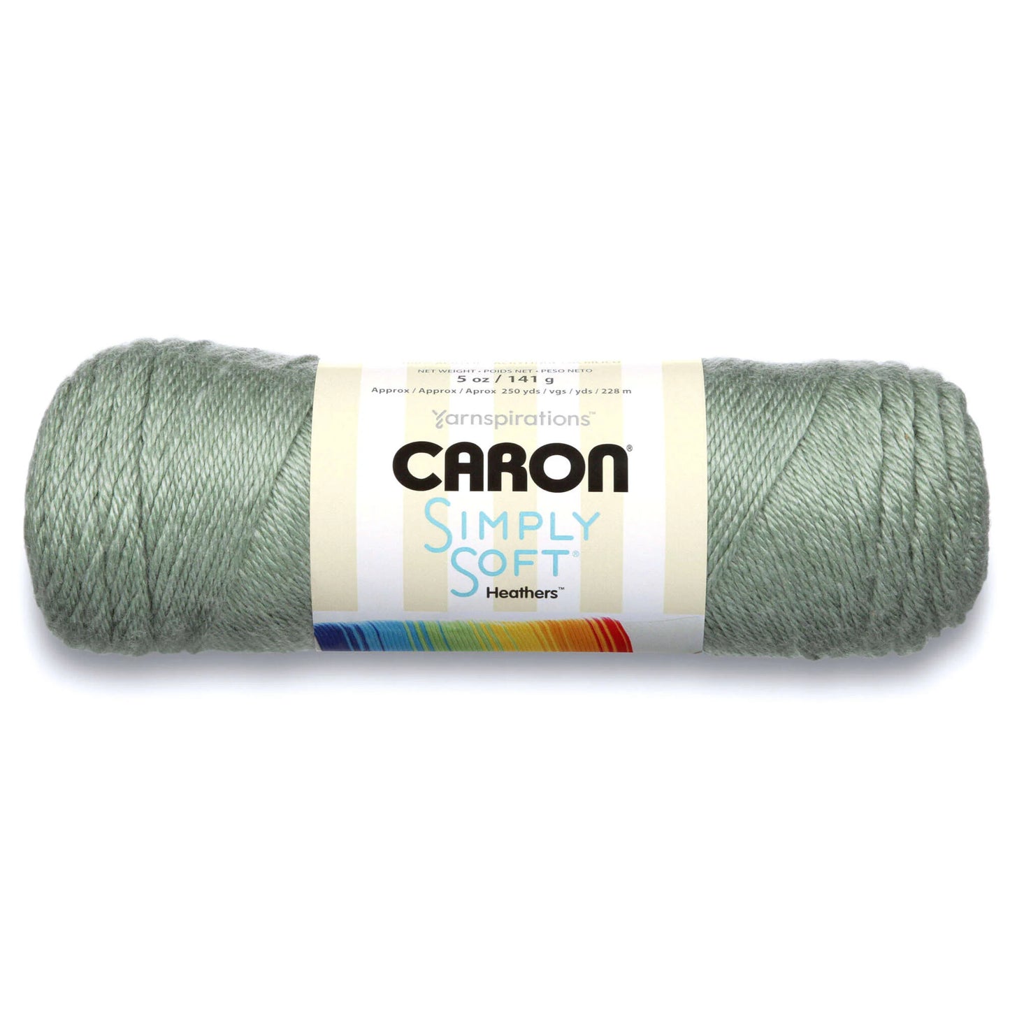 Caron Simply Soft Heathers Yarn - Woodland Heather