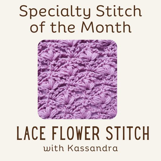 Specialty Crochet of the Month - Lace Flower Stitch - Nov 21st at 4:00pm