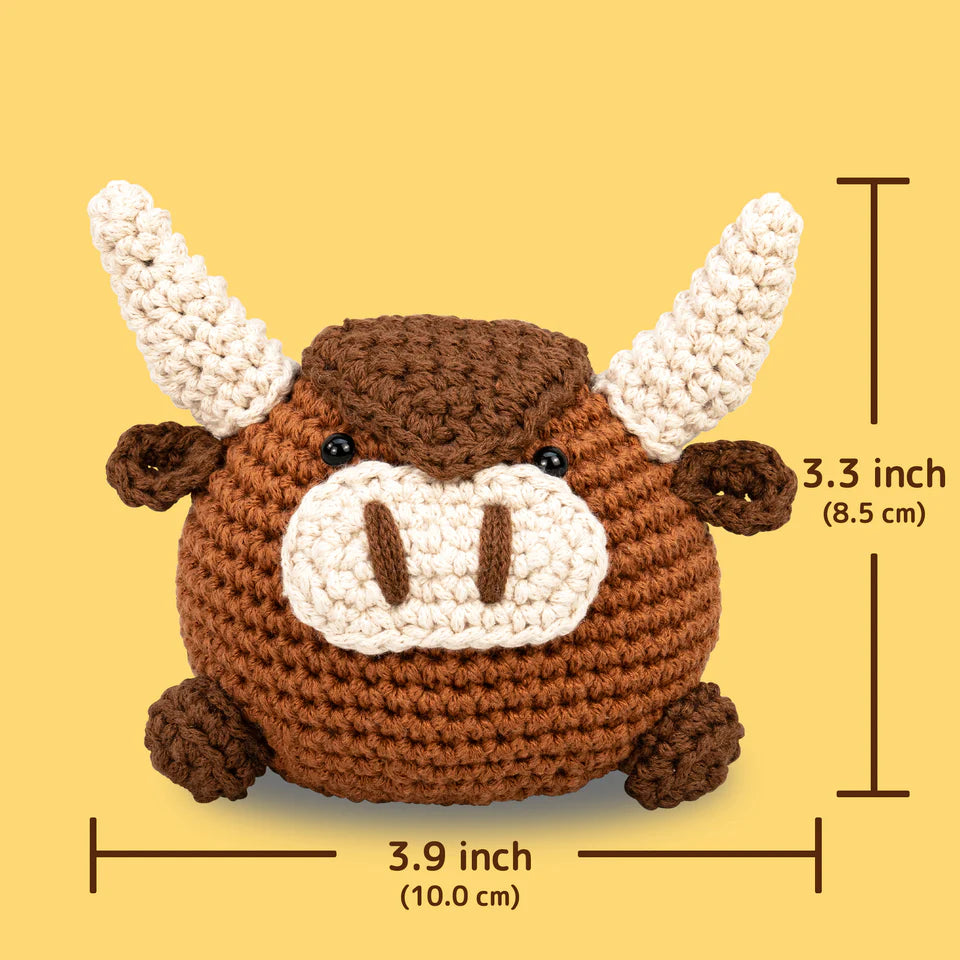 HIGHLAND BULL - Crochet Kit by YeeZhee