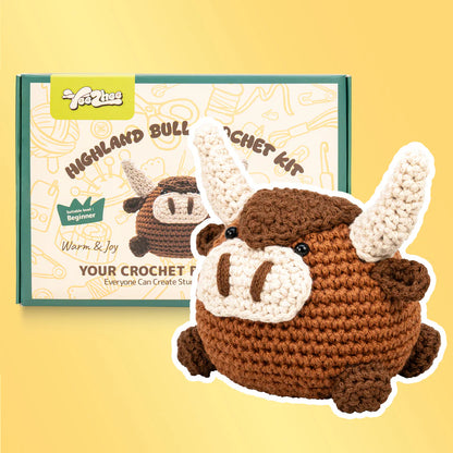 HIGHLAND BULL - Crochet Kit by YeeZhee