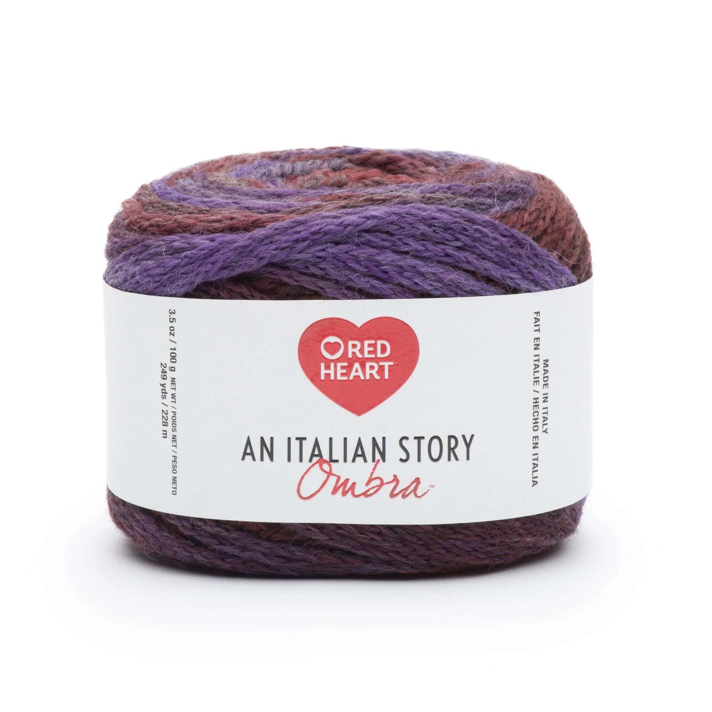 Red Heart An Italiam Story OMBRA - Viola 100g
