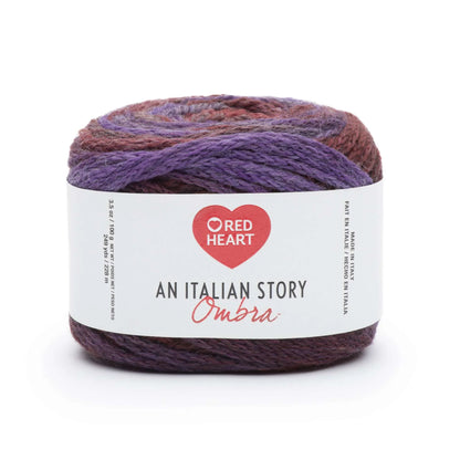 Red Heart An Italiam Story OMBRA - Viola 100g