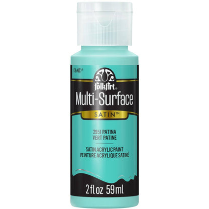 FolkArt Multi-Surface Satin Acrylic Paint 2 oz - 2951 Patina
