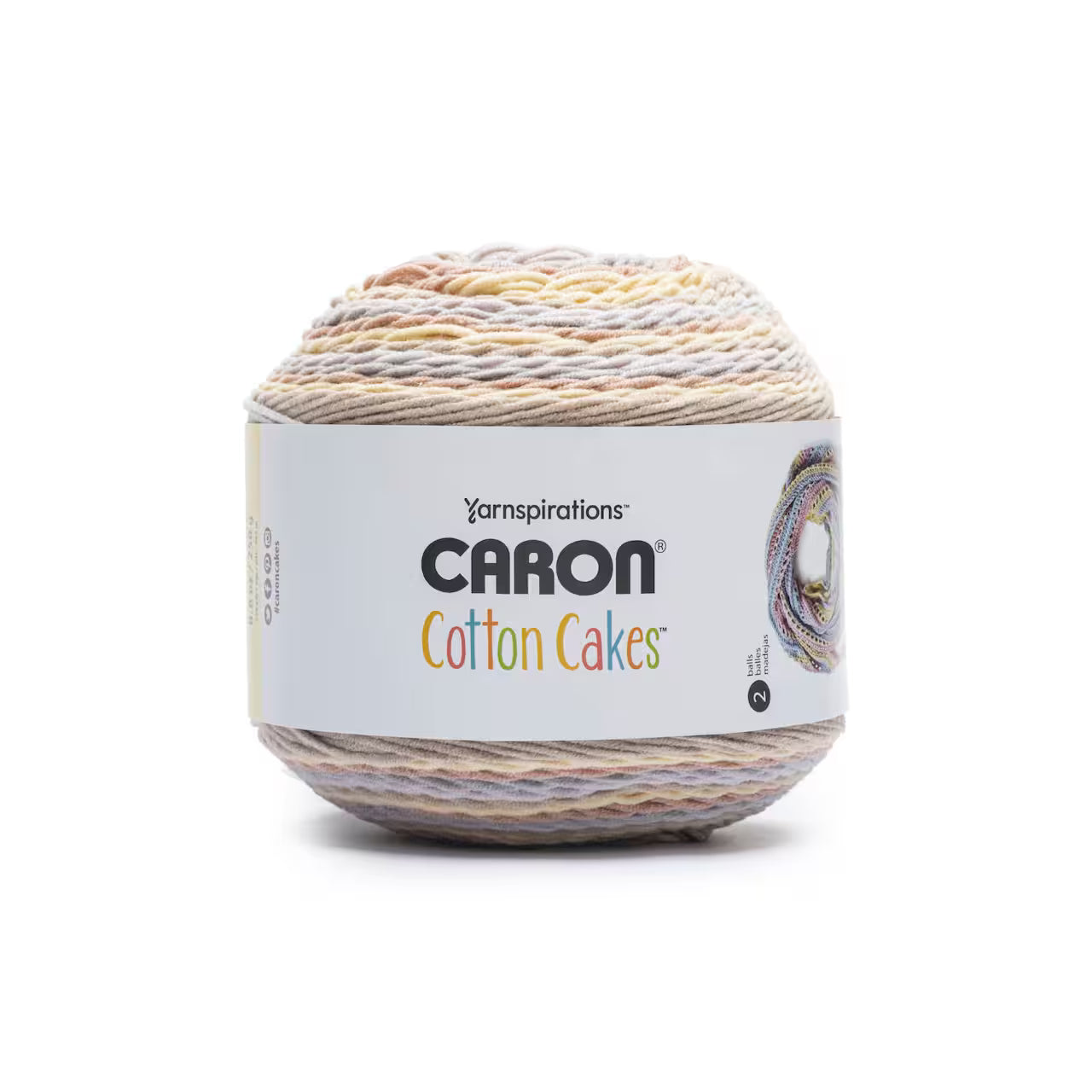 Caron Cotton Cakes Yarn - Seashell 250g