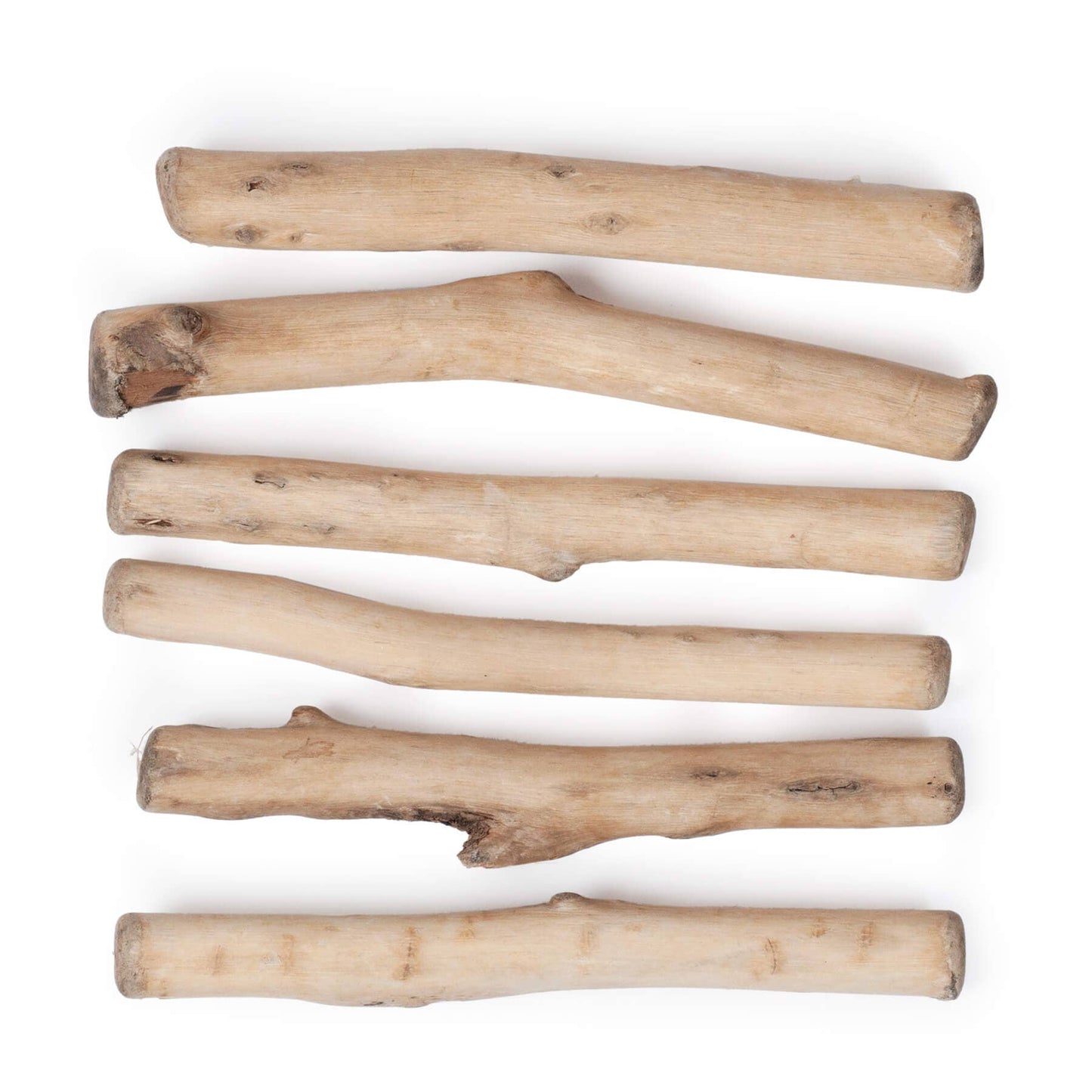 Make-ramé™ Macrame Natural Wood Hanging Rods - 5 in. length - Pack of 6