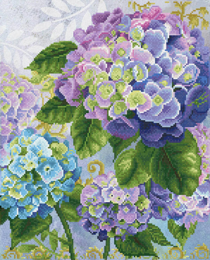 Hydrangea Garden - Diamond Dotz Art Kit - 16.5” x 20.5”