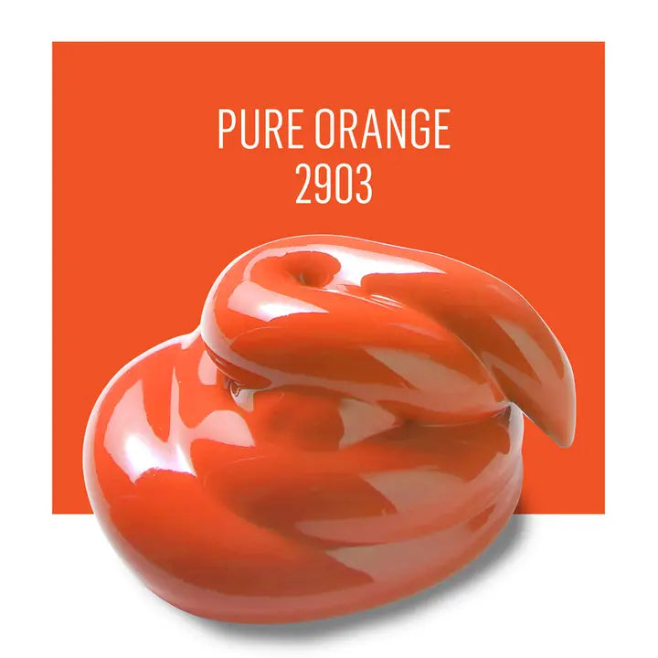 FolkArt Multi-Surface Satin Acrylic Paint 2 oz - 2903 Pure Orange