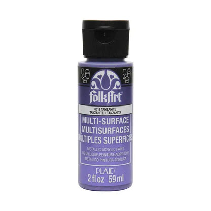 FolkArt Multi-Surface Metallic Paint 2oz - 6313 Tanzanite