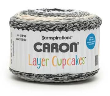 Caron Layer Cupcakes Yarn - Licorice