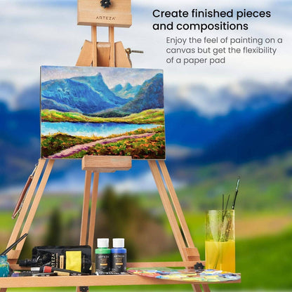 Arteza® Canvas Pad - 9" x 12", 10 Sheets
