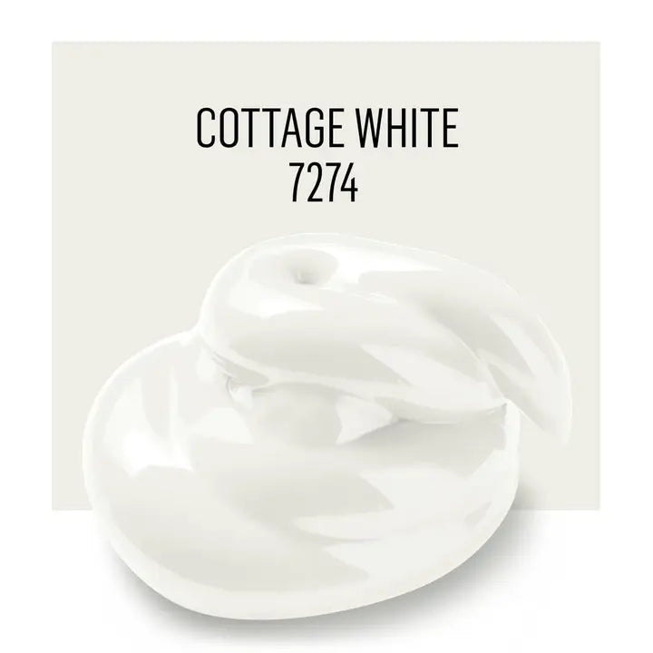 FolkArt Multi-Surface Satin Acrylic Paint 2 oz - 7274 Cottage White