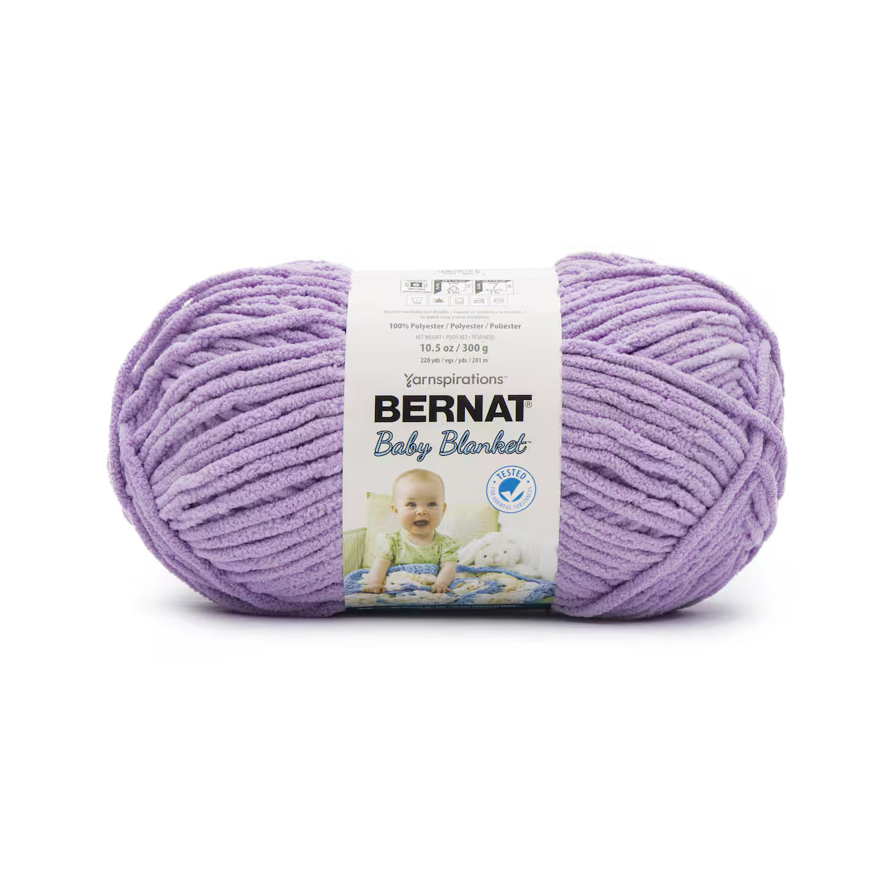 Bernat Baby Blanket Yarn Baby Lilac - 300g