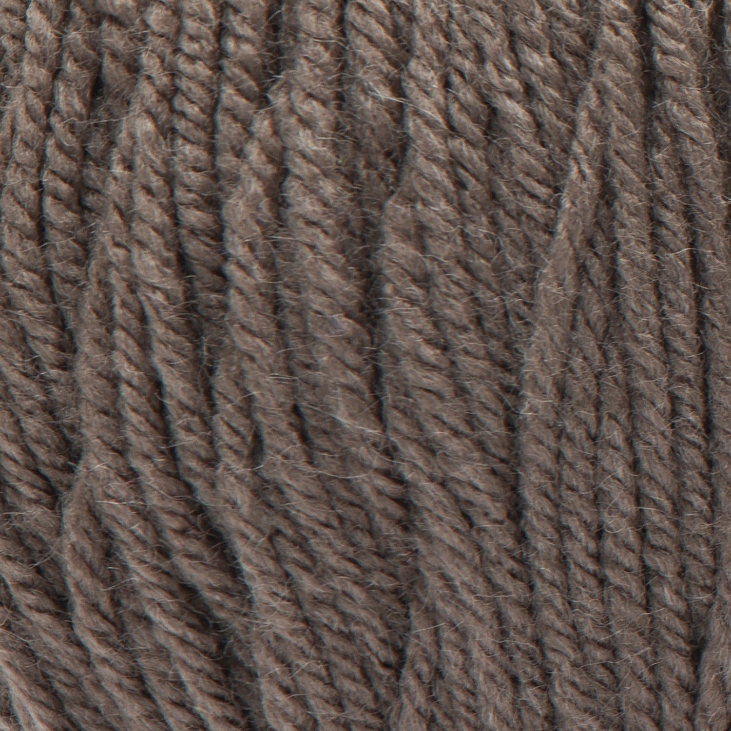 Close-up of brown yarn with a textured pattern