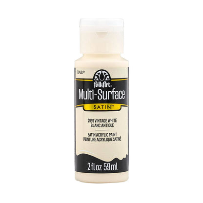 FolkArt Multi-Surface Satin Acrylic Paint 2 oz - 2939 Vintage White