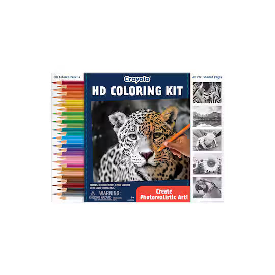 Crayola HD 51pc Coloring Kit