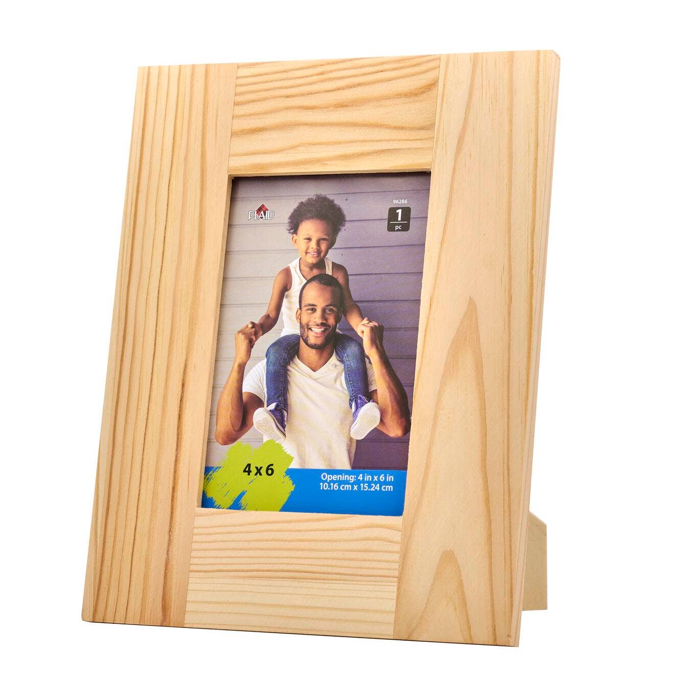 Plaid ® Wood Surfaces - 4x6 Memory Frame with Easel Back