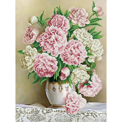 Carnation Bouquet - Diamond Painting Art Kit - 17.7” x 23.6”