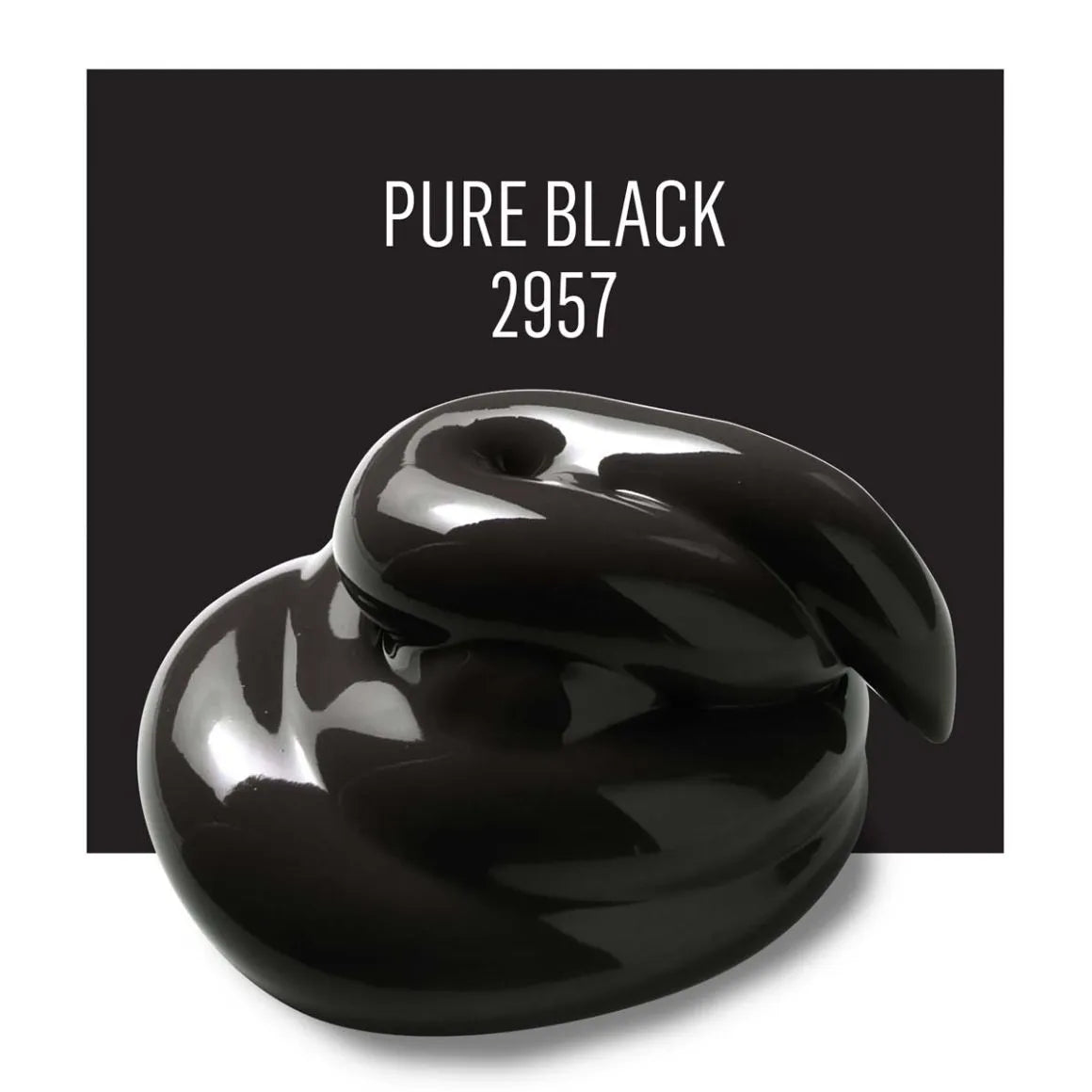 FolkArt Multi-Surface Satin Acrylic Paint 2 oz - 2957 Pure Black