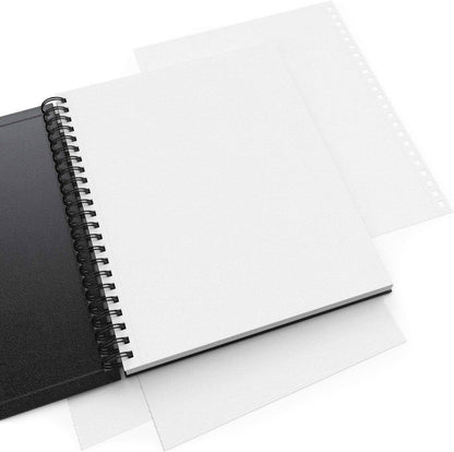 Arteza® Spiral-Bound Black Hardcover Sketchbook