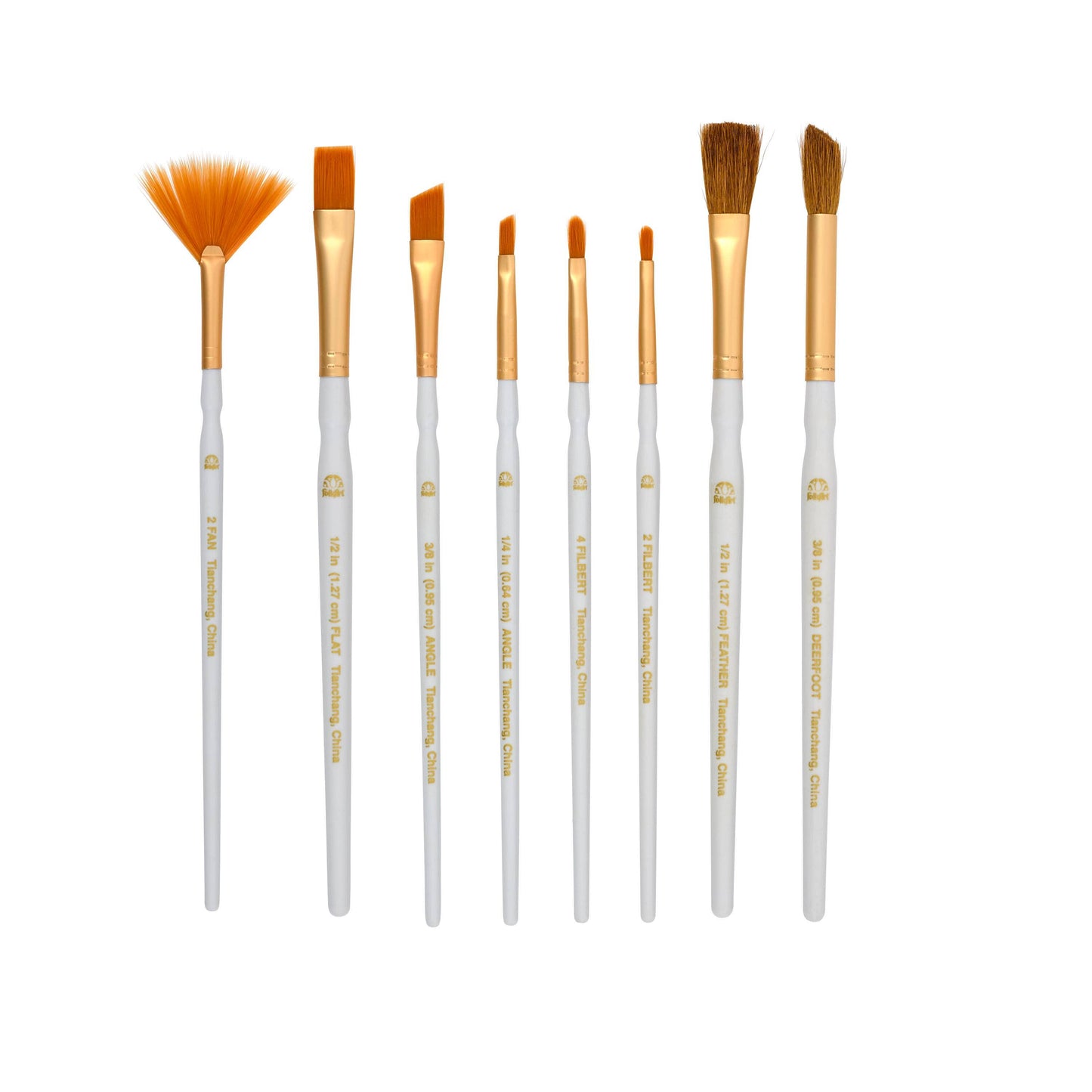 FolkArt Texture Brush Set 8 Piece