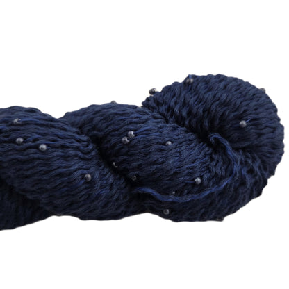 Euro Yarns - Droplet 07 - Blue with Beaded Pearls