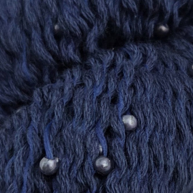 Euro Yarns - Droplet 07 - Blue with Beaded Pearls