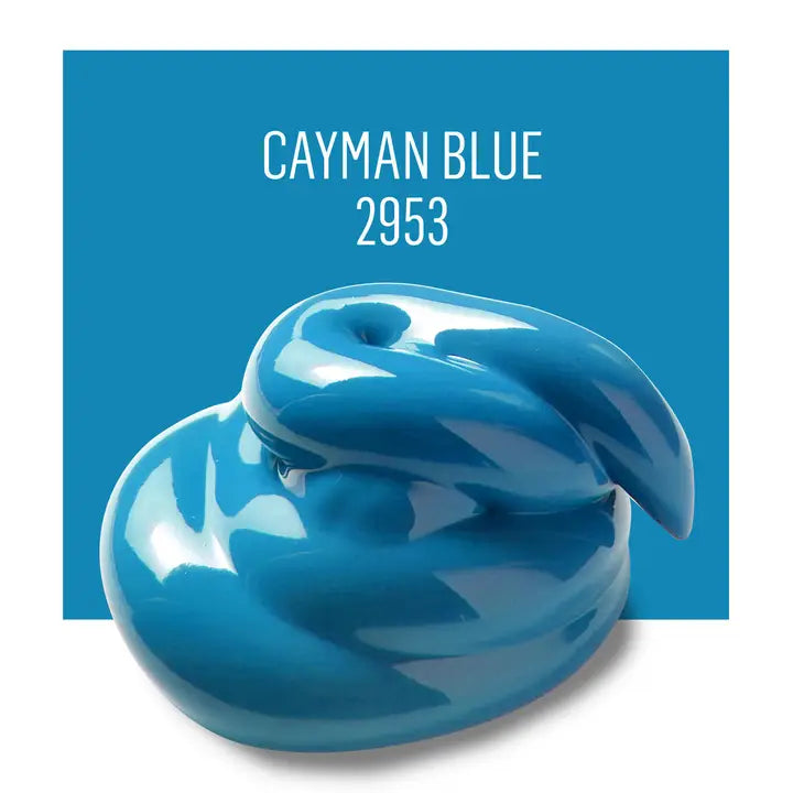 FolkArt Multi-Surface Satin Acrylic Paint 2 oz - 2953 Cayman Blue