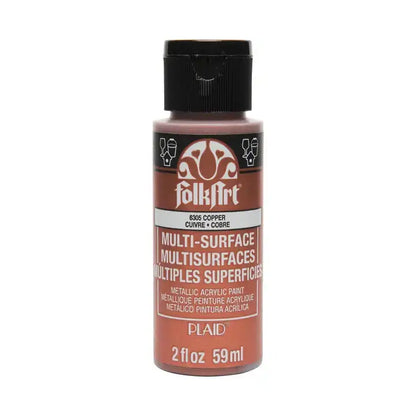 FolkArt Multi-Surface Metallic Paint 2oz - 6305 Copper