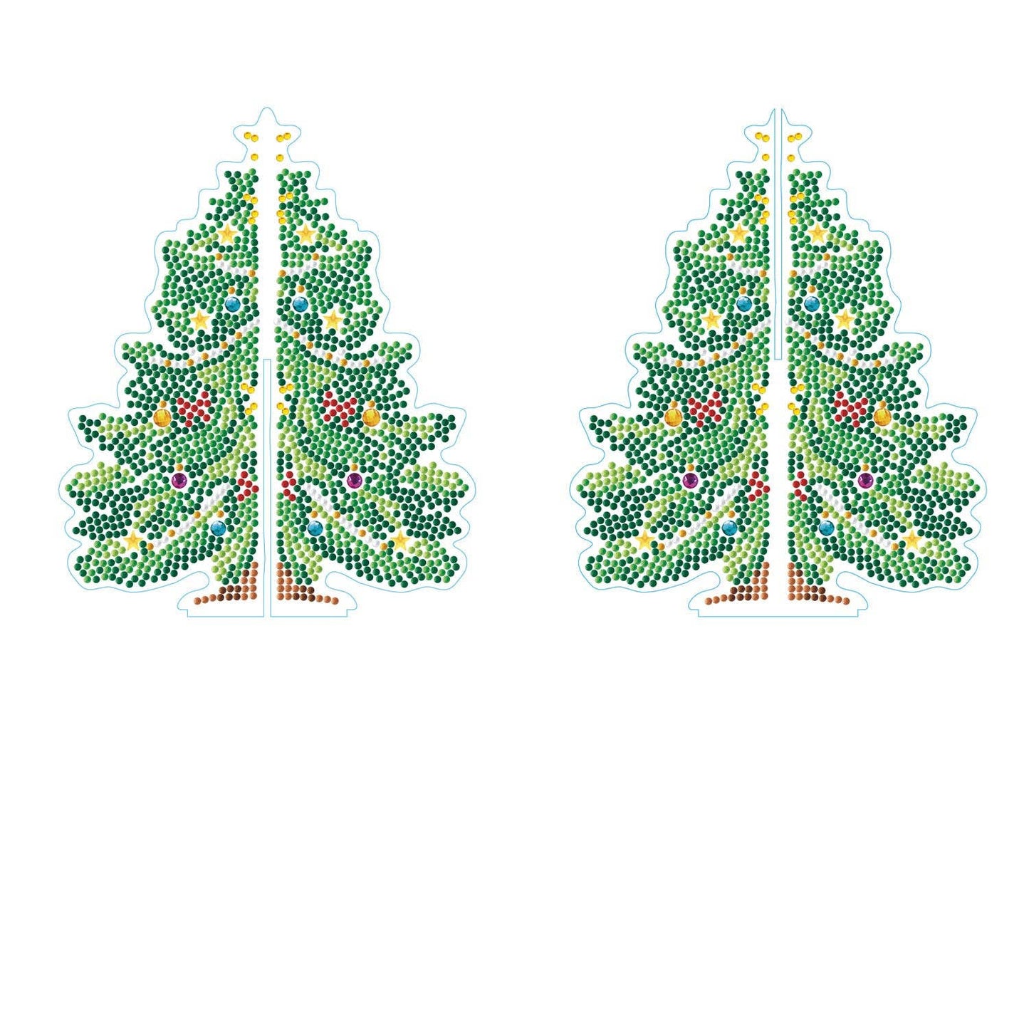 Diamond Dotz Art Kit Christmas Tree Centerpiece 3D Stand-up