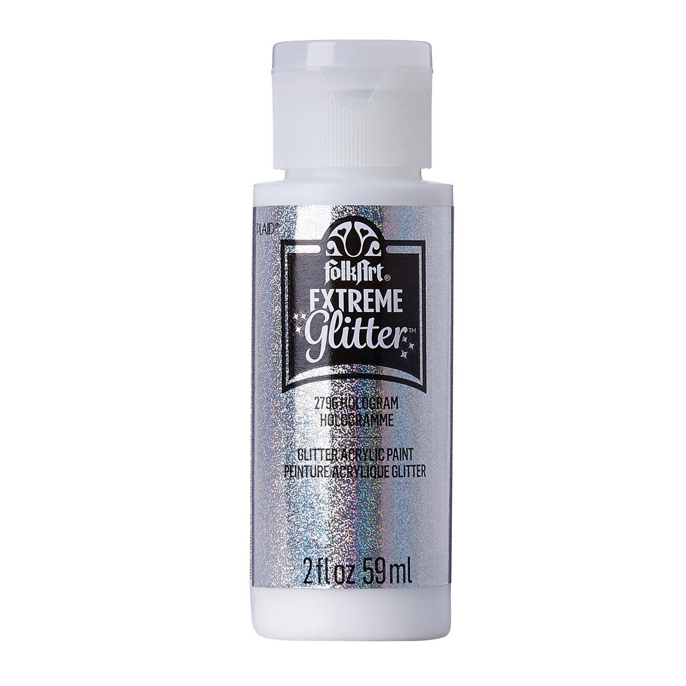 FolkArt ® Extreme Glitter™ Acrylic Paint 2oz - 2796 Hologram