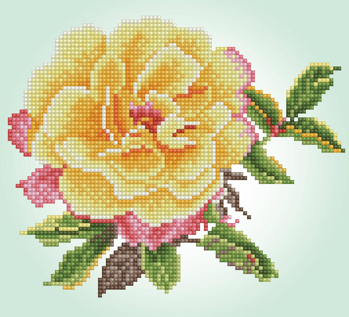 Watercolour Rose - Diamond Dotz Art Kit