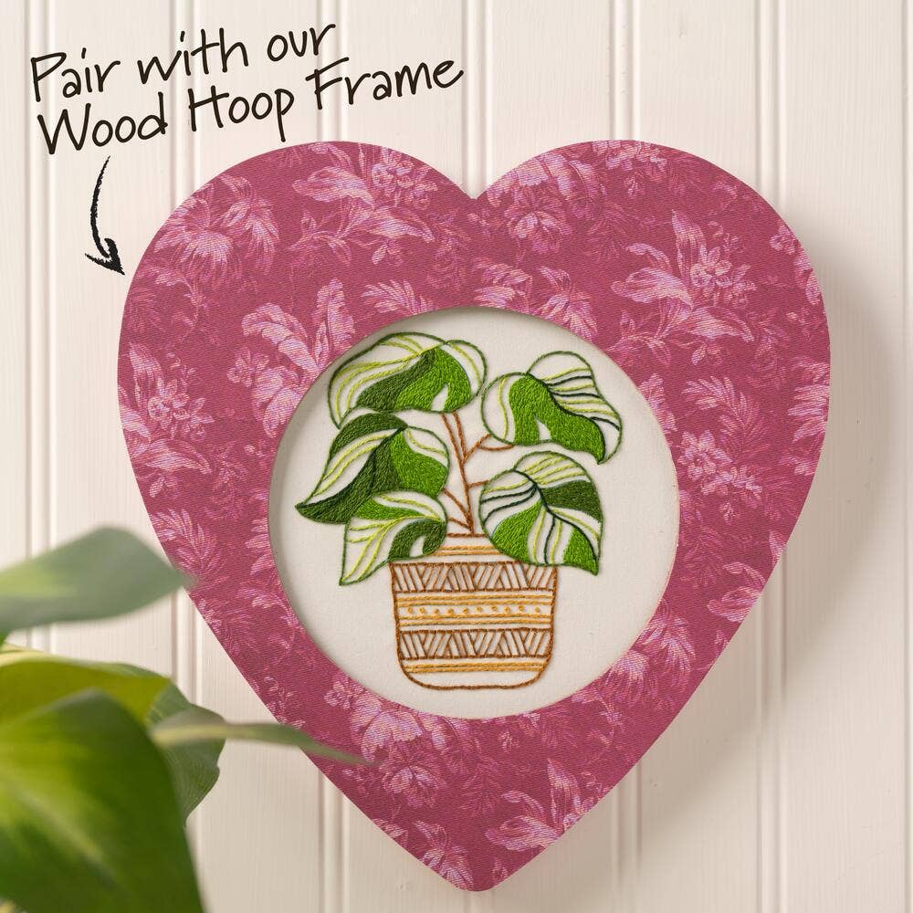 Bucilla® Stamped Embroidery Kit - Potted Beauty 6"