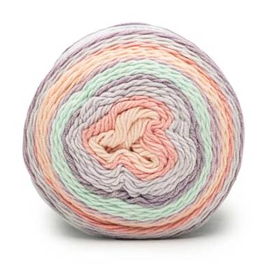 Caron Cotton Painterly Cakes Yarn - Aurora