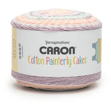 Caron Cotton Painterly Cakes Yarn - Aurora