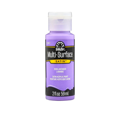 FolkArt Multi-Surface Satin Acrylic Paint 2 oz - 2928 Lavender