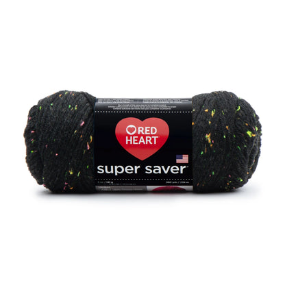 Red Heart Super Saver Yarn Skein - Neon Fleck 5oz
