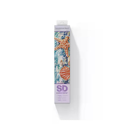 Summertime Beach - Diamond Painting Art Kit - 13.8” x 10.6”