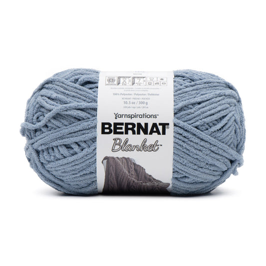 Bernat Blanket Yarn Skein - Gray Blue 300g