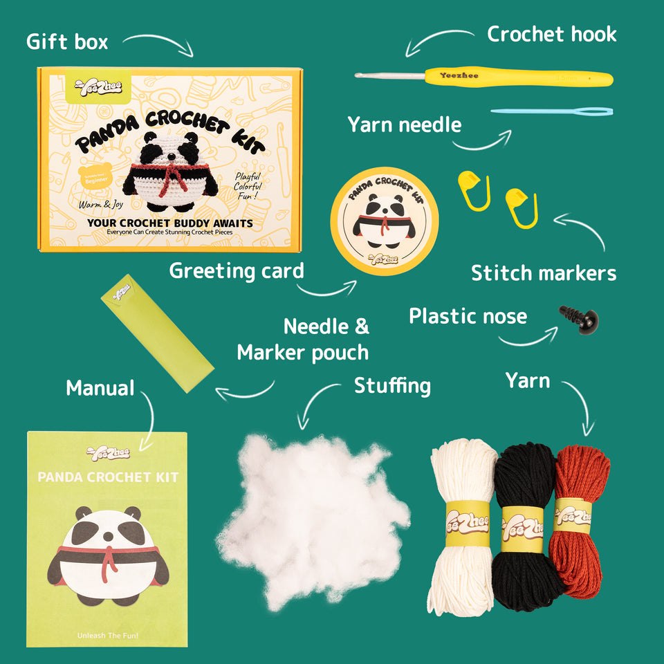 PANDA Crochet Kit by YeeZhee