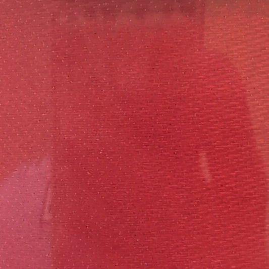 Red with White Stitched Trim Reversible to Pale Pink - 1.5" Wire-Edged Ribbon 50 yd Roll